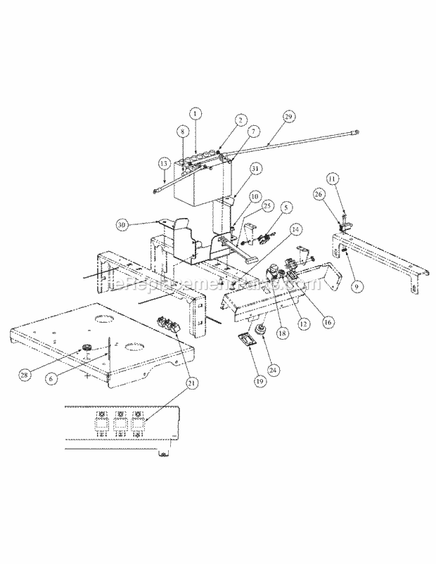Electrical Assembly Kohler Diagram and Parts List for M60-KH 53AH5BDX750 Cub Cadet Sprayer
